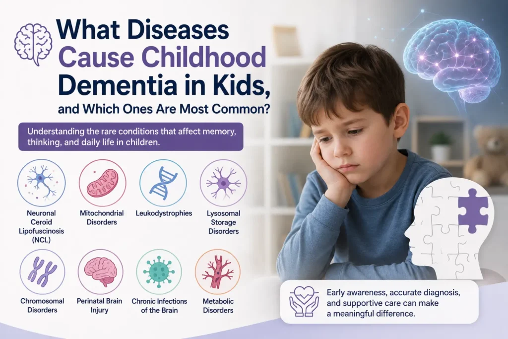 What Diseases Cause Childhood Dementia in Kids
